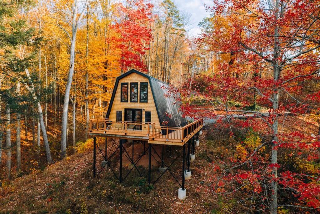 Secluded Mtn View New! 10 Mins To Gatlinburg Or Park Villa Exterior photo