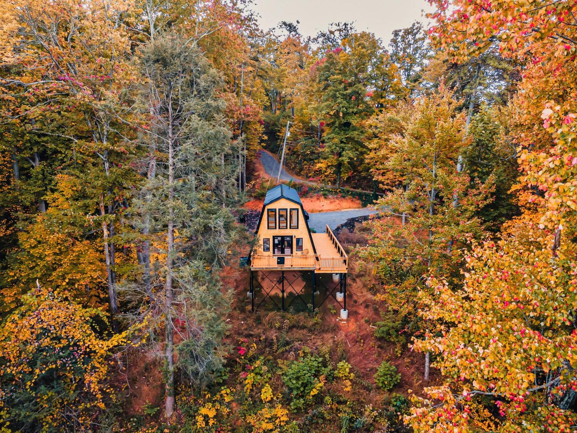 Secluded Mtn View New! 10 Mins To Gatlinburg Or Park Villa Exterior photo